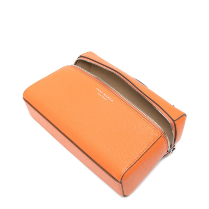 Romy Slim Saffiano Top-Handle Bag - Orange