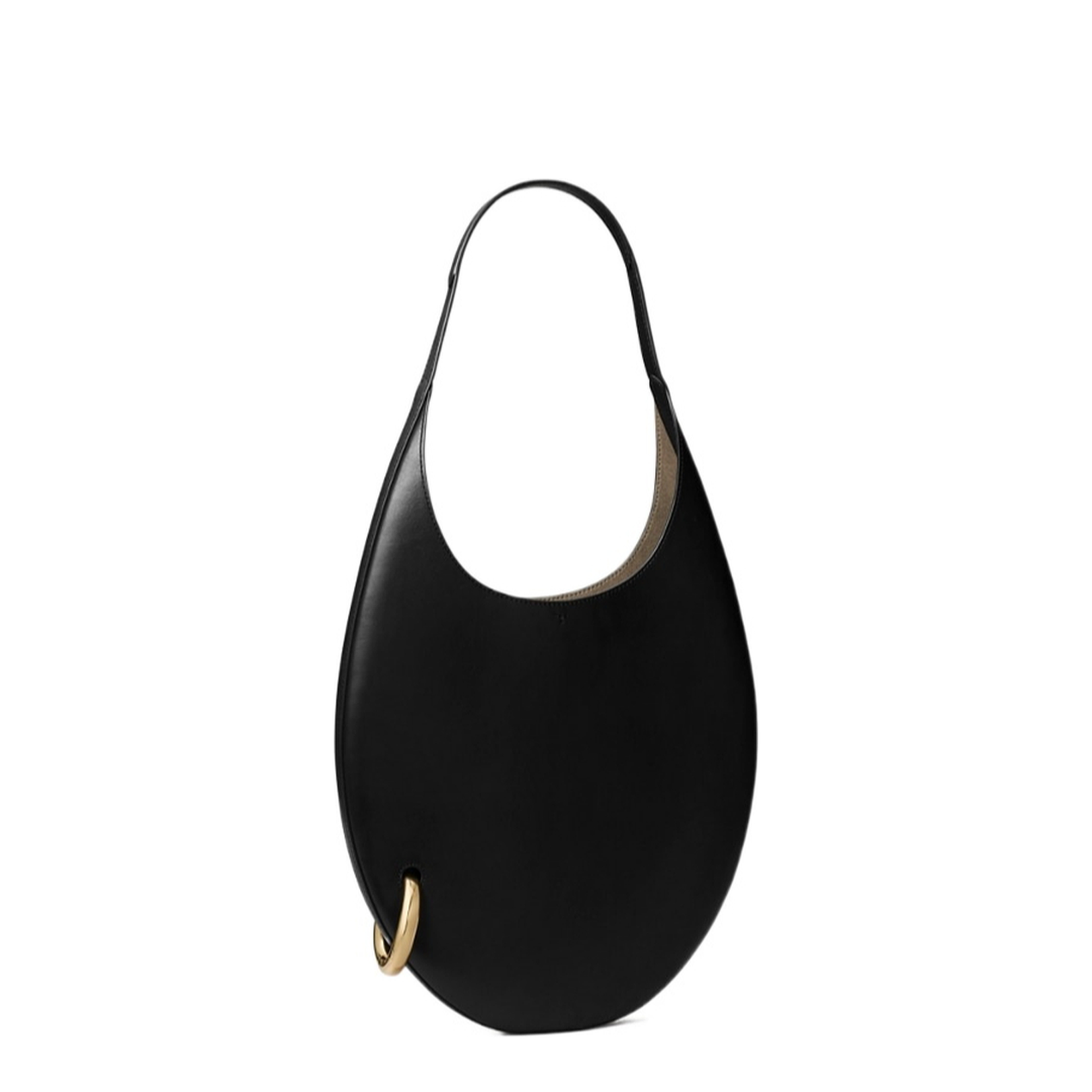 Black Leather Messenger Bag