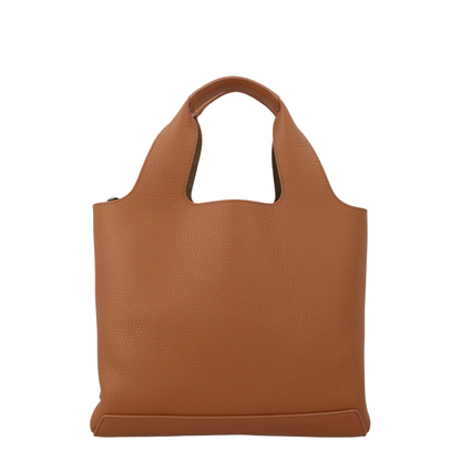 Mini leather tote