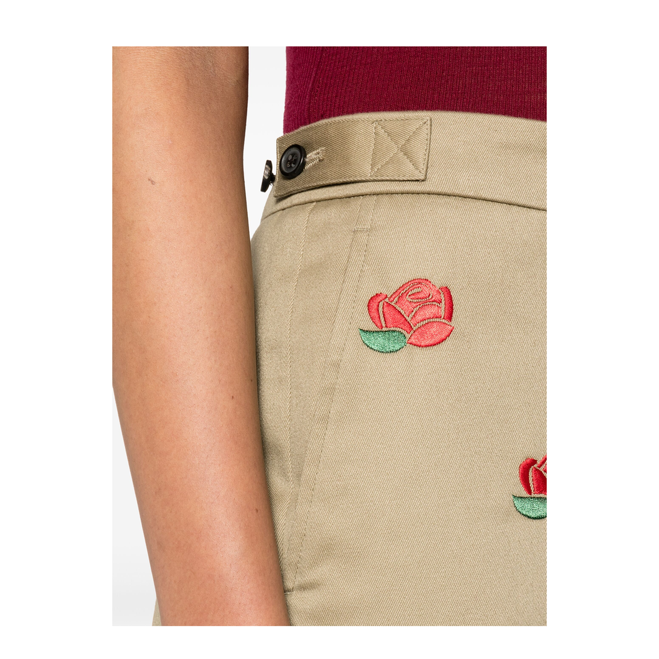 MAYFEYR - Thom Browne - Raven And Roses Cotton Trousers - FTC496EE1135275