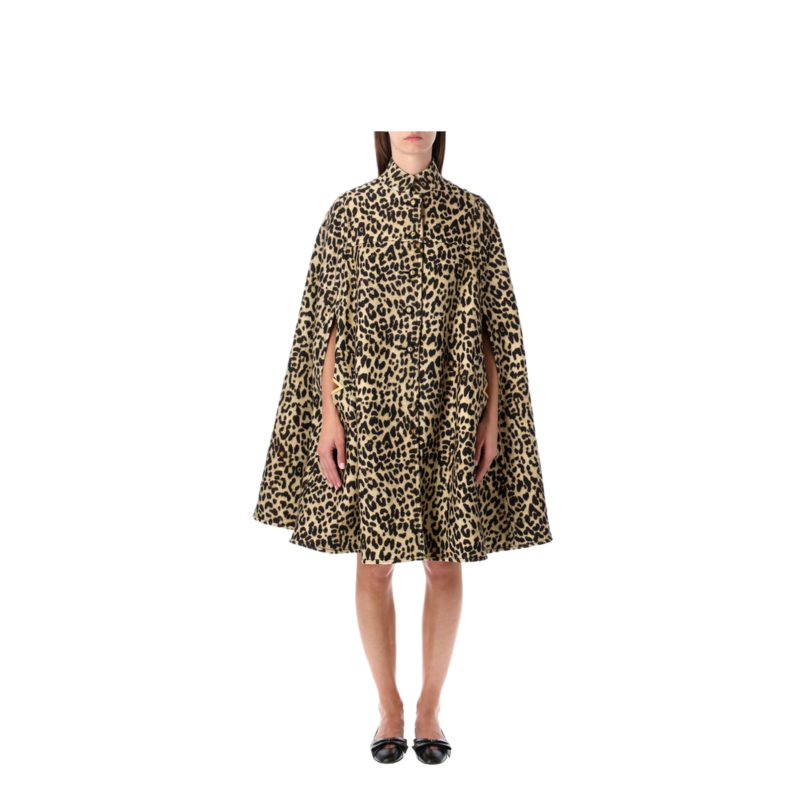 Cape In Wool Animal Print