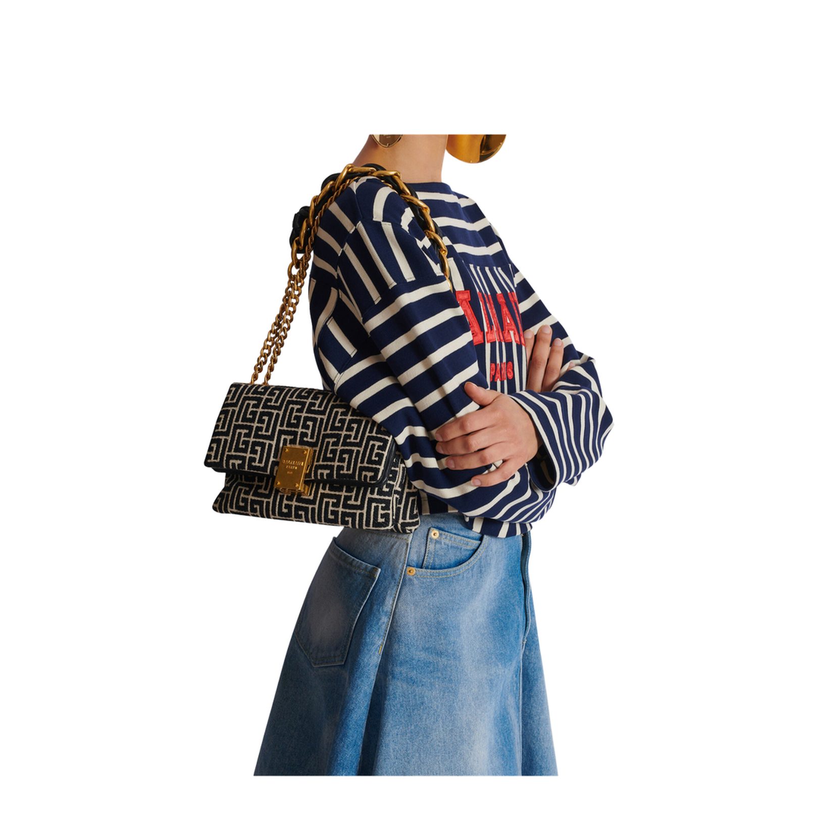 1945 Soft Small Monogrammed Canvas Bag
