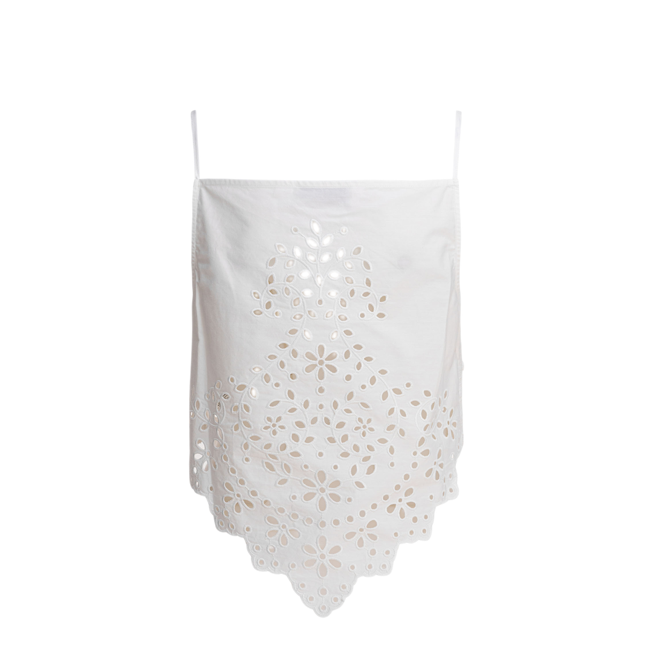 MAYFEYR - Self Portrait - Cotton Embroidered Top - SS25138TWWHITE