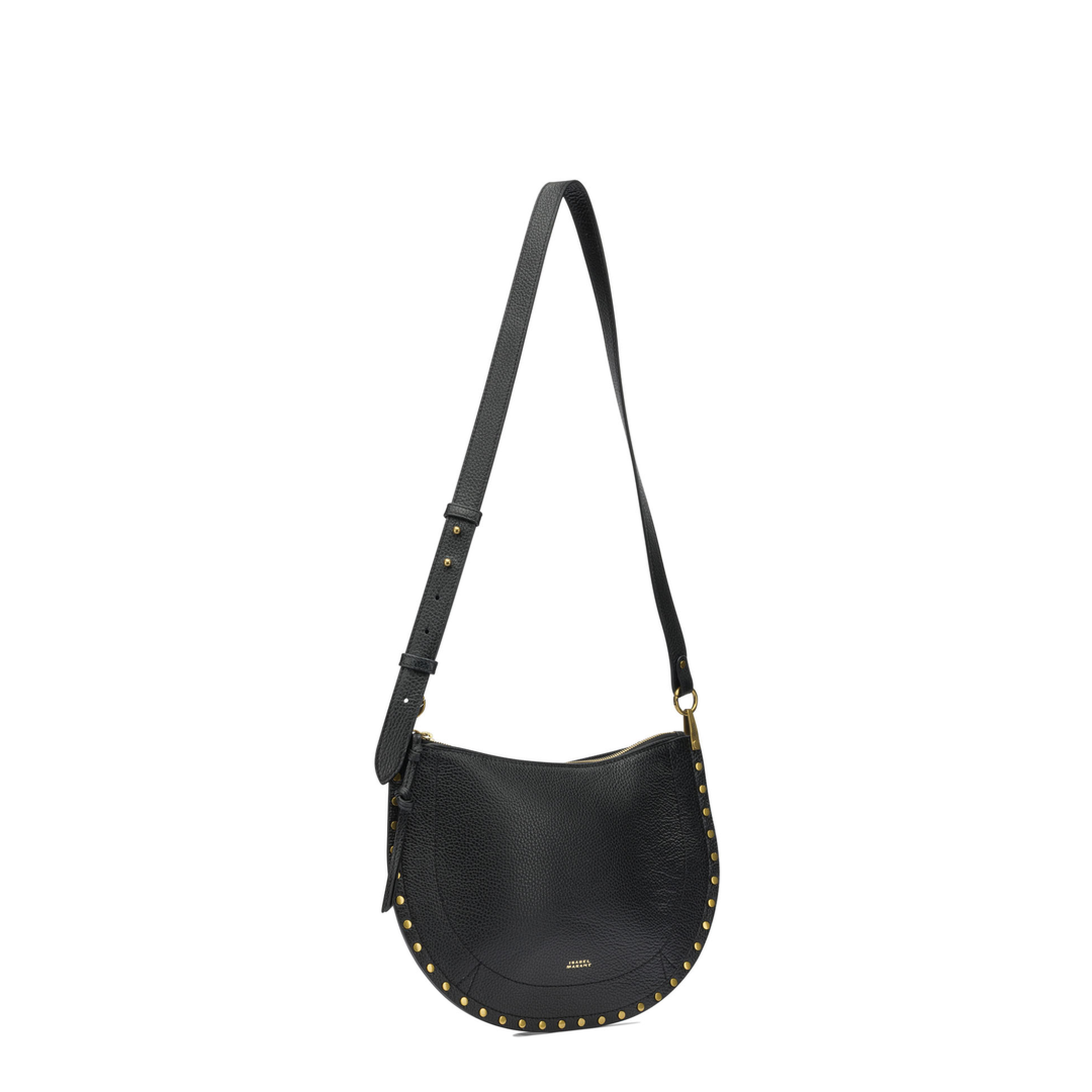 MAYFEYR - Isabel Marant - Oskan Soft Zip Medium Shoulder Bag - 25ABF0066FAC3C22M01BK