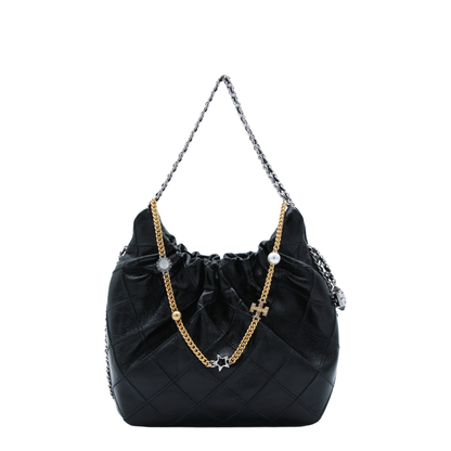 Fleming Mini Leather Hobo Bag