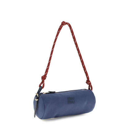 MAYFEYR - Miu Miu - Embroidered Logo Shoulder Bag - 5NE8532IA7