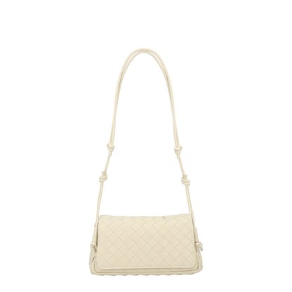 Notturno Intrecciato Nappa Crossbody - Sea Salt