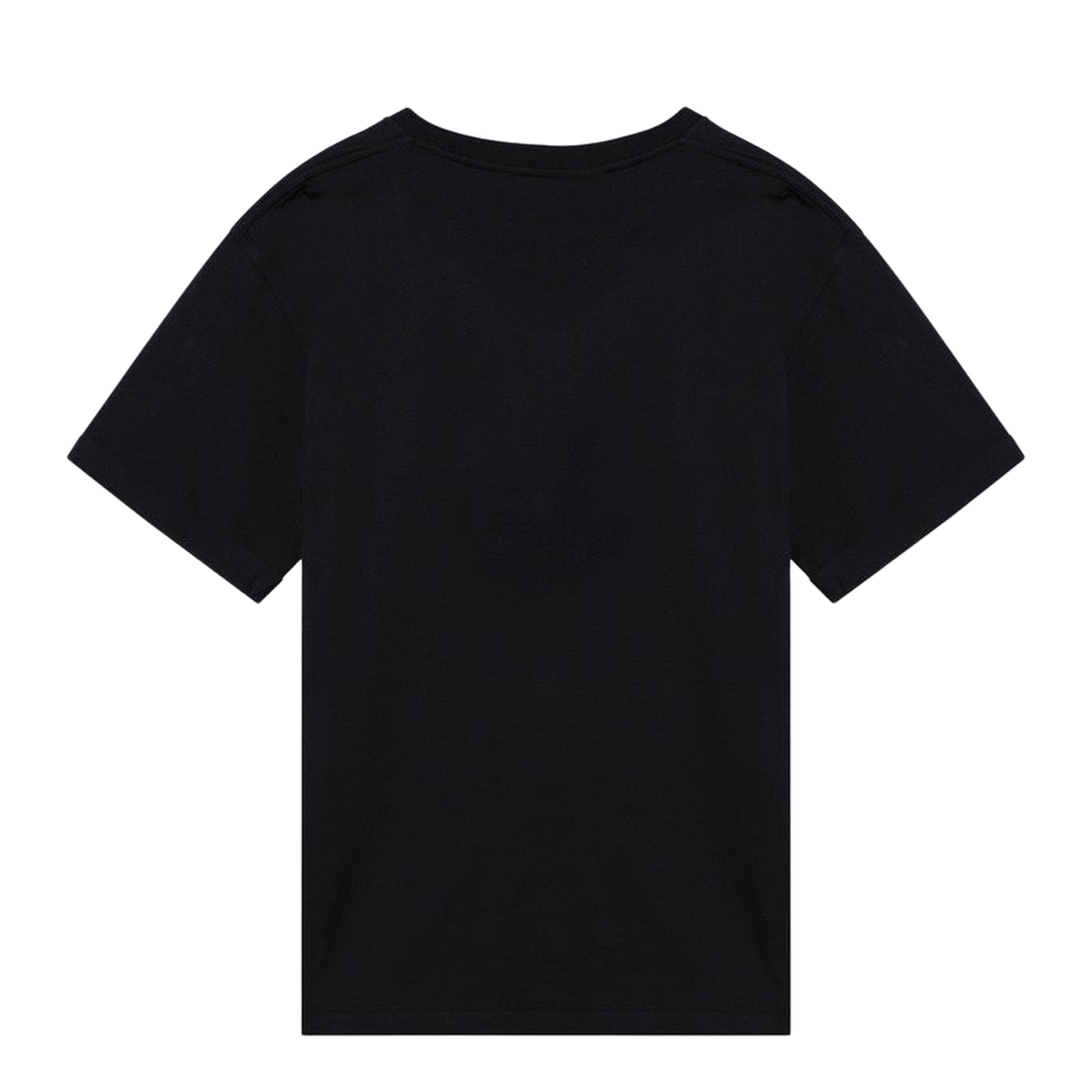 Black Logo-Print Crew-Neck T-Shirt