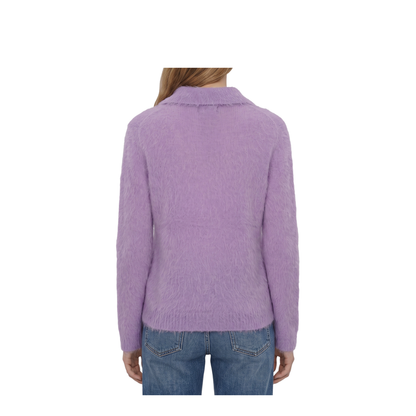 MAYFEYR - Chloè - Dreamy Lavander Polo-Style Pullover - CH26AMP16720508
