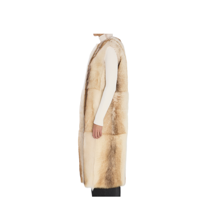 MAYFEYR - Yves Salomon - Long Lamb Fur Vest - 26WYM63105215B3271