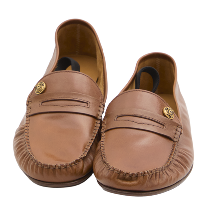 Medusa Leather Loafers