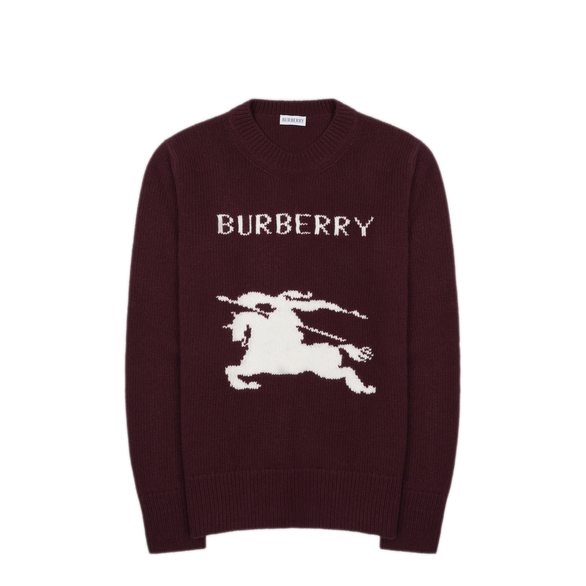 Cashmere And Wool Sweater With Knight Motif