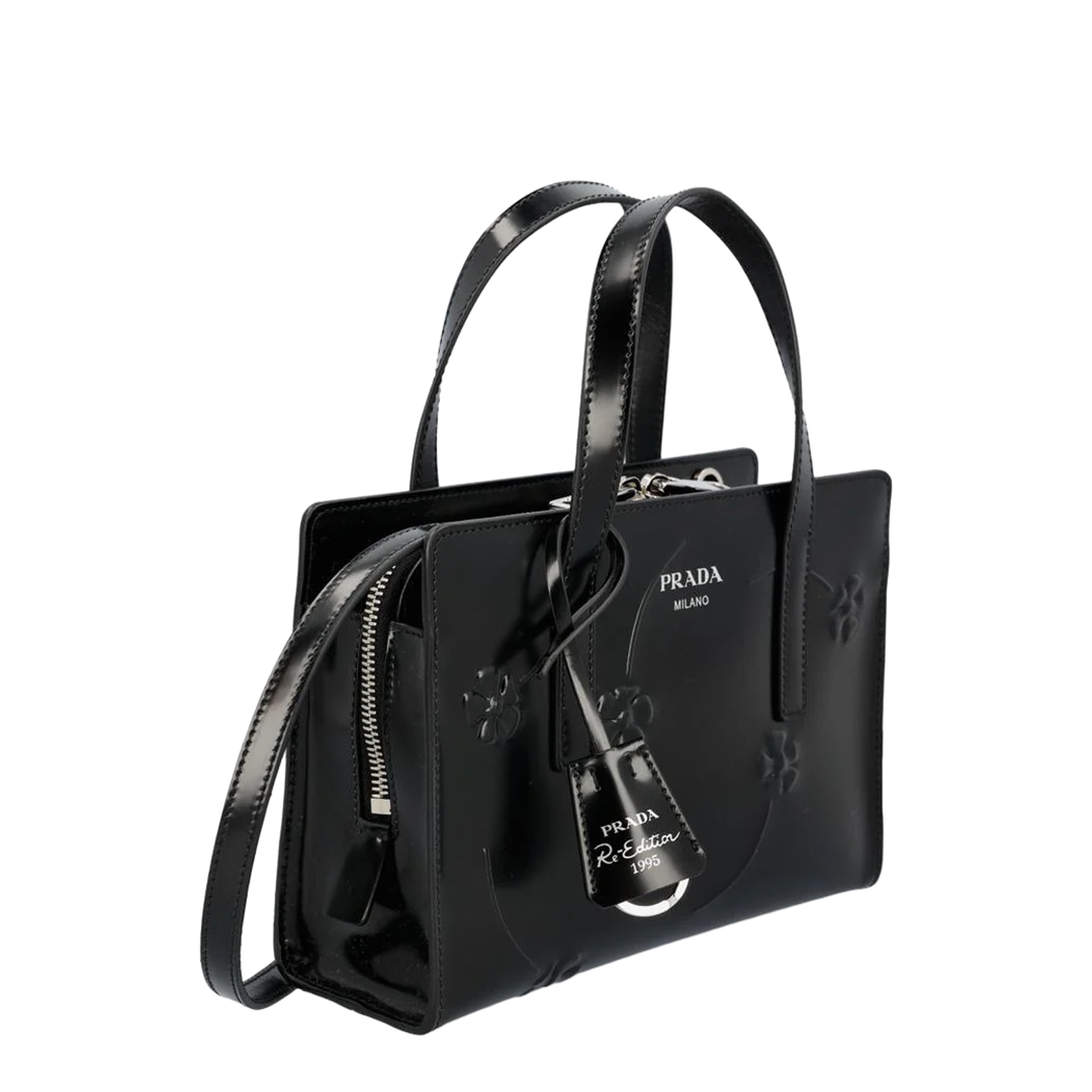 Handbag with Floral Pattern