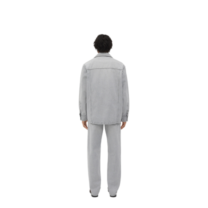 MAYFEYR - Bottega Veneta - Light Grey Washed Denim Shirt - 802371V4LP0