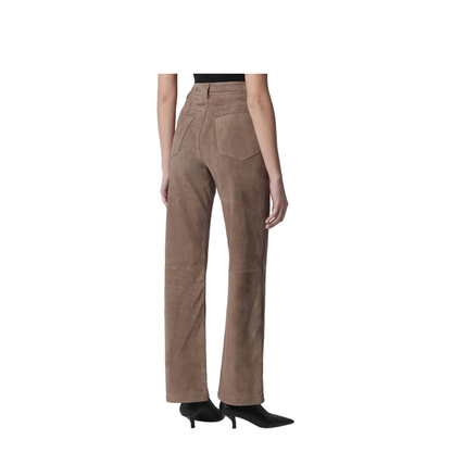 Brown Suede Trousers
