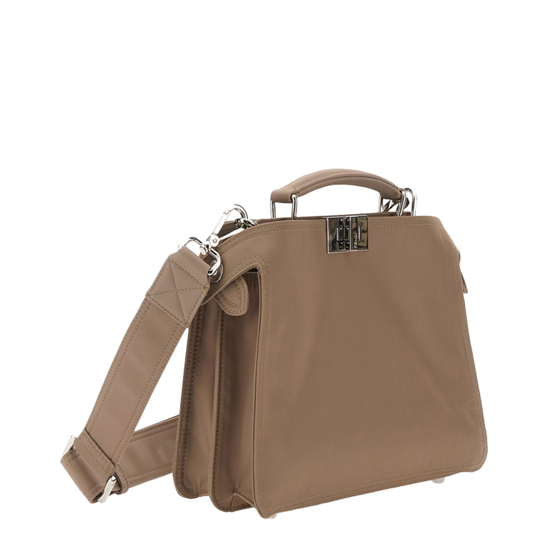 Peekaboo Mini
Brown Nylon Bag