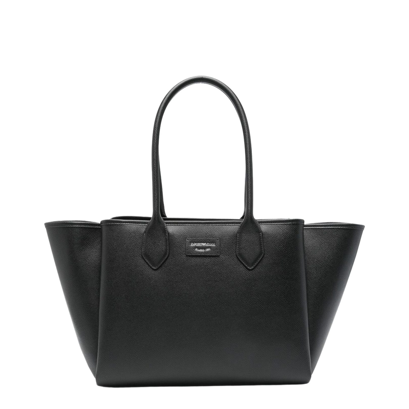 Large Shopper Bag with Palmellato Finish