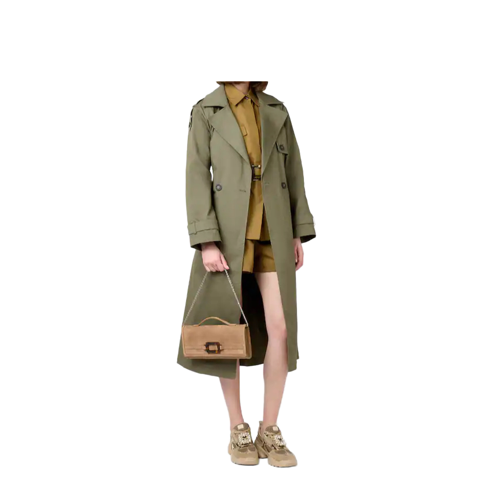 Suede Leather Clutch Bag