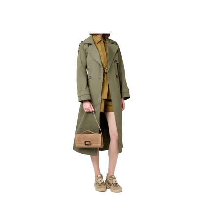 Suede Leather Clutch Bag