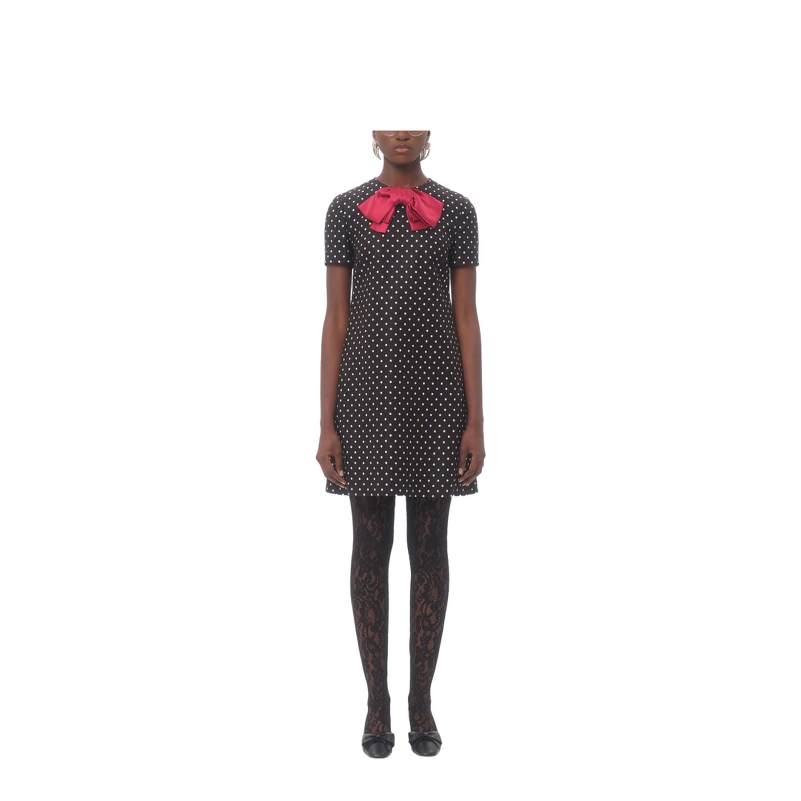 Dotted Mini Dress