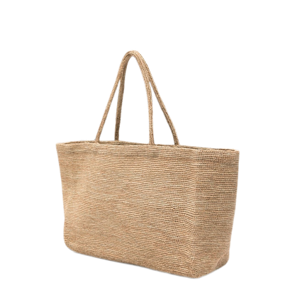 MAYFEYR - Sophie Digard - Beige Raffia Tote Bag - S246/MONO/CRUF/RPANAMA
