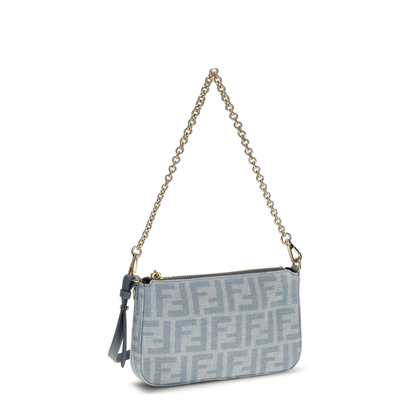 MAYFEYR - Fendi - Denim Baguette Clutch - 8BS073AY6Y