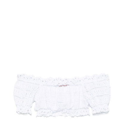 Off-shoulder Lace-detail Top