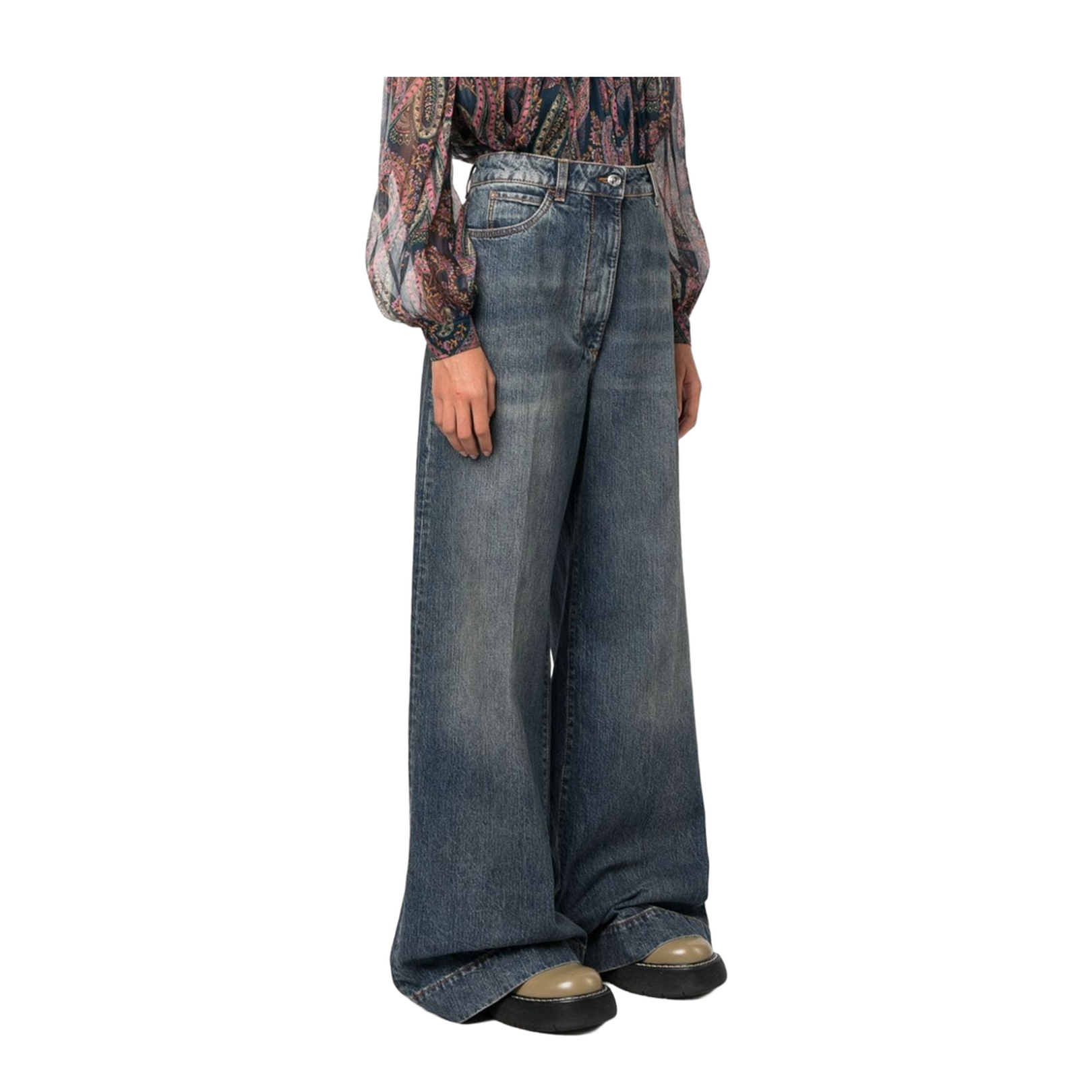 High-Rise Flared Jeans
