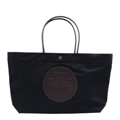 MAYFEYR - Tory Burch - Ella Twist Nylon Shoulder Bag With Maxi Front Logo Patch - 181463001