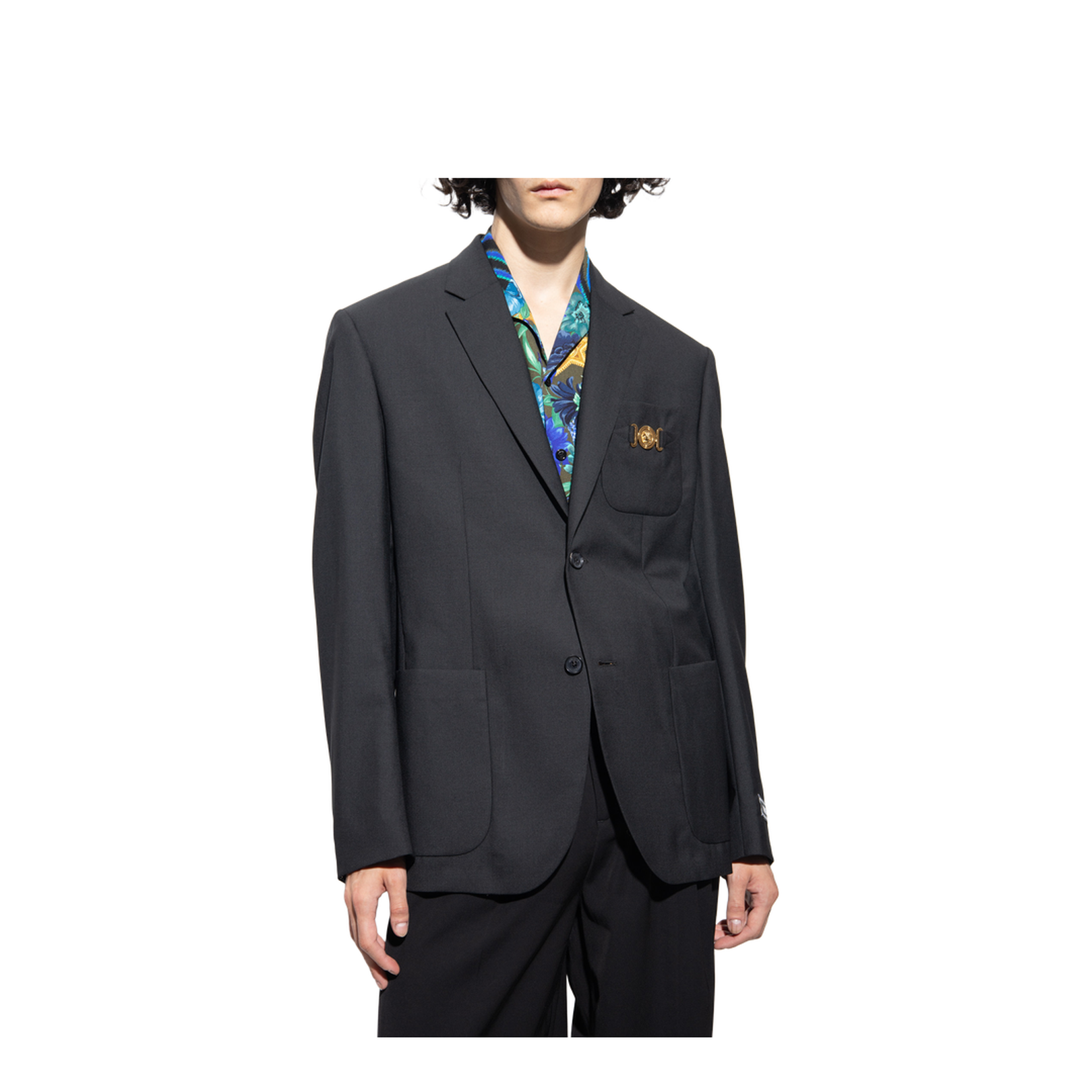 Medusa Biggie Single-breasted Blazer