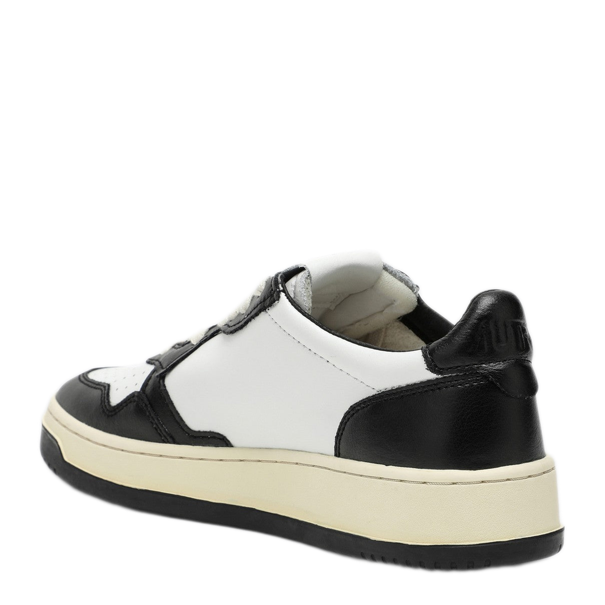 MAYFEYR - Autry - Medalist Low White Black Leather Sneakers - AULWWB01WB01