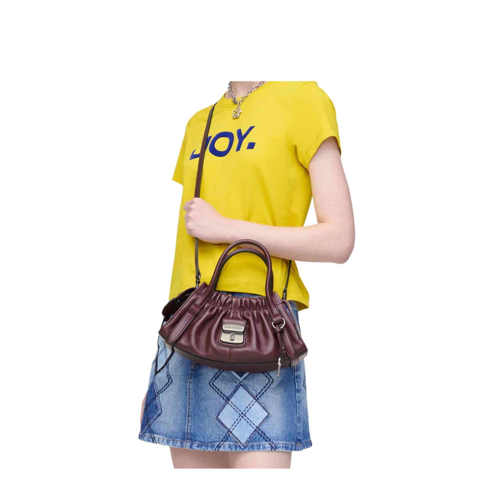 Small Satchel Leather Shoulder Bag