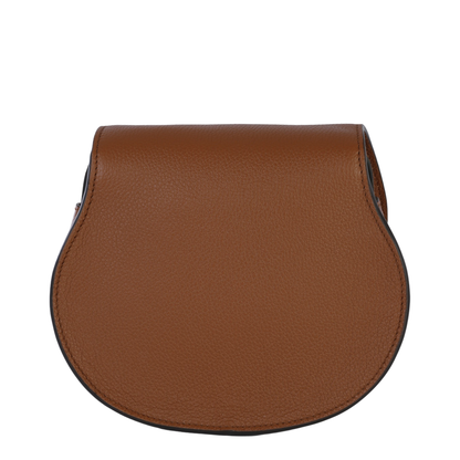Marcie Small Calfskin Saddle Bag - Luggage