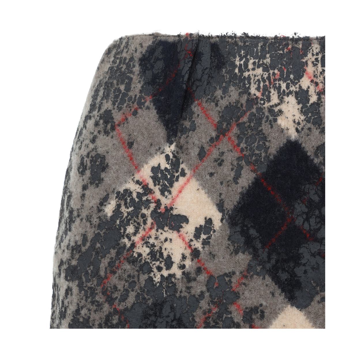 MAYFEYR - Maison Margiela - Argyle Knitwear Midi Skirt - S29ME0051M13339002S
