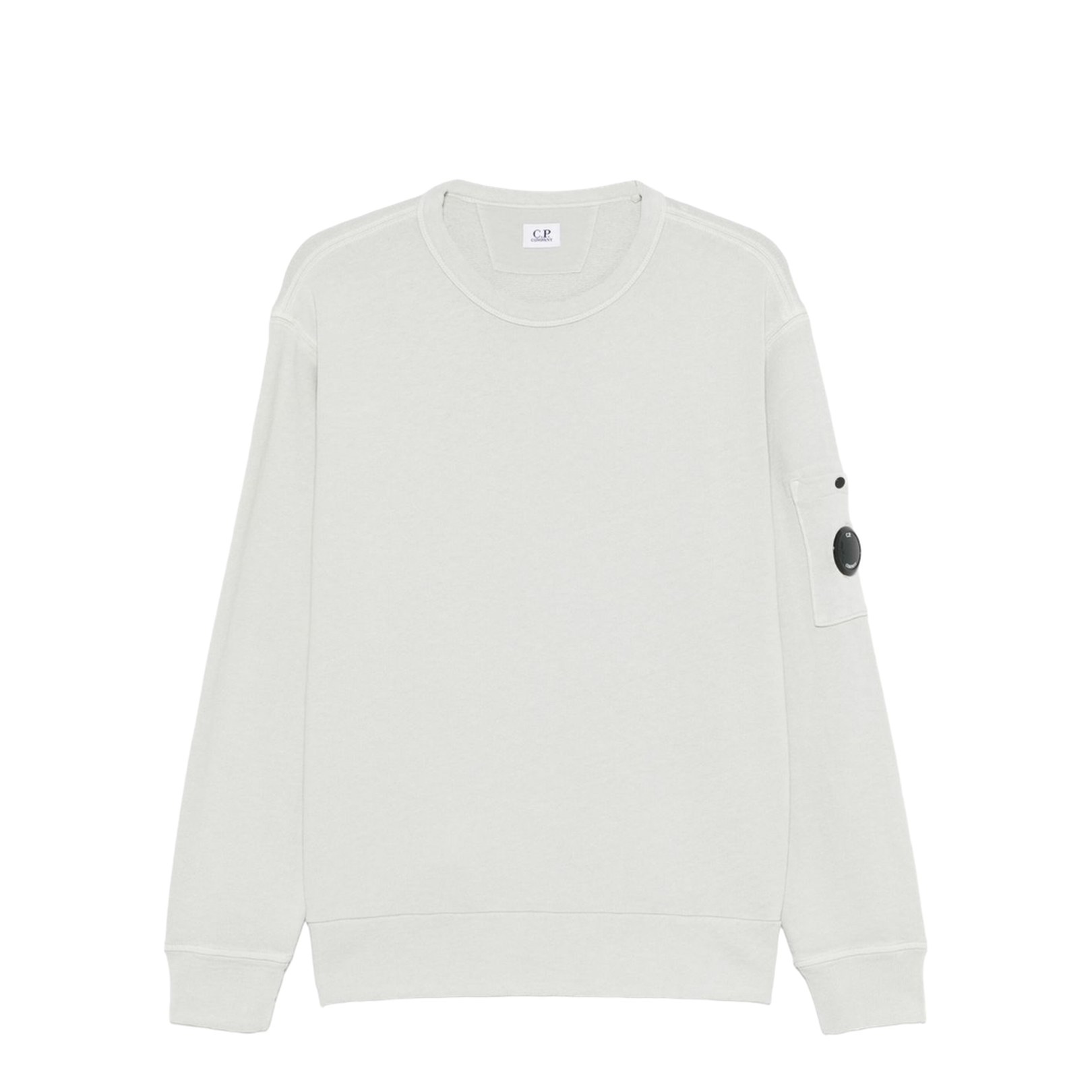 Logo Cotton Sweatshirt In Clear Blue