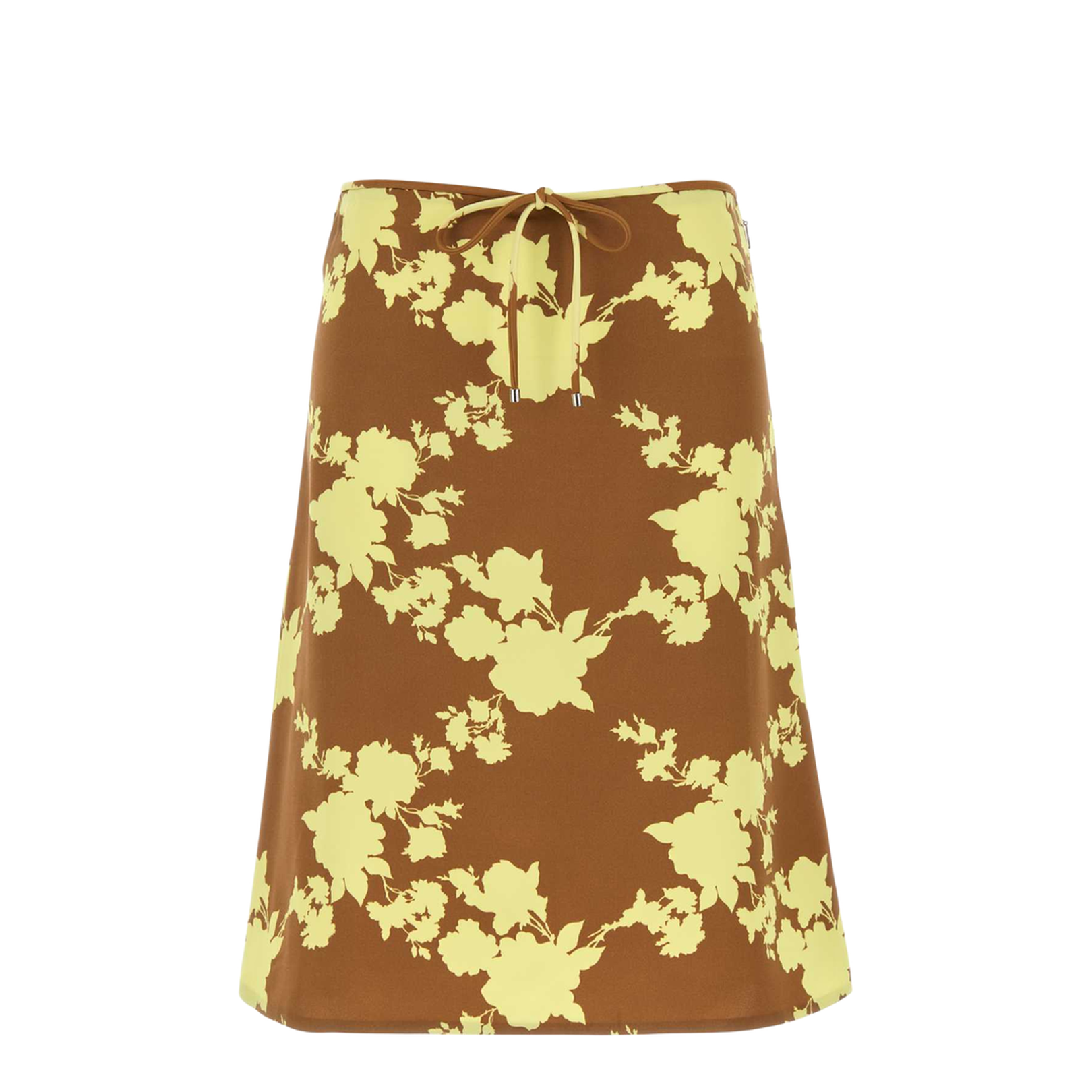 Printed Satin Skirt