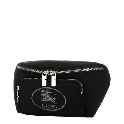 Black Canvas Belt Bag