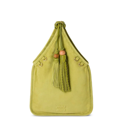 MAYFEYR - Miu Miu - Suede Bag - 5BA295VOLO2CSSF077G