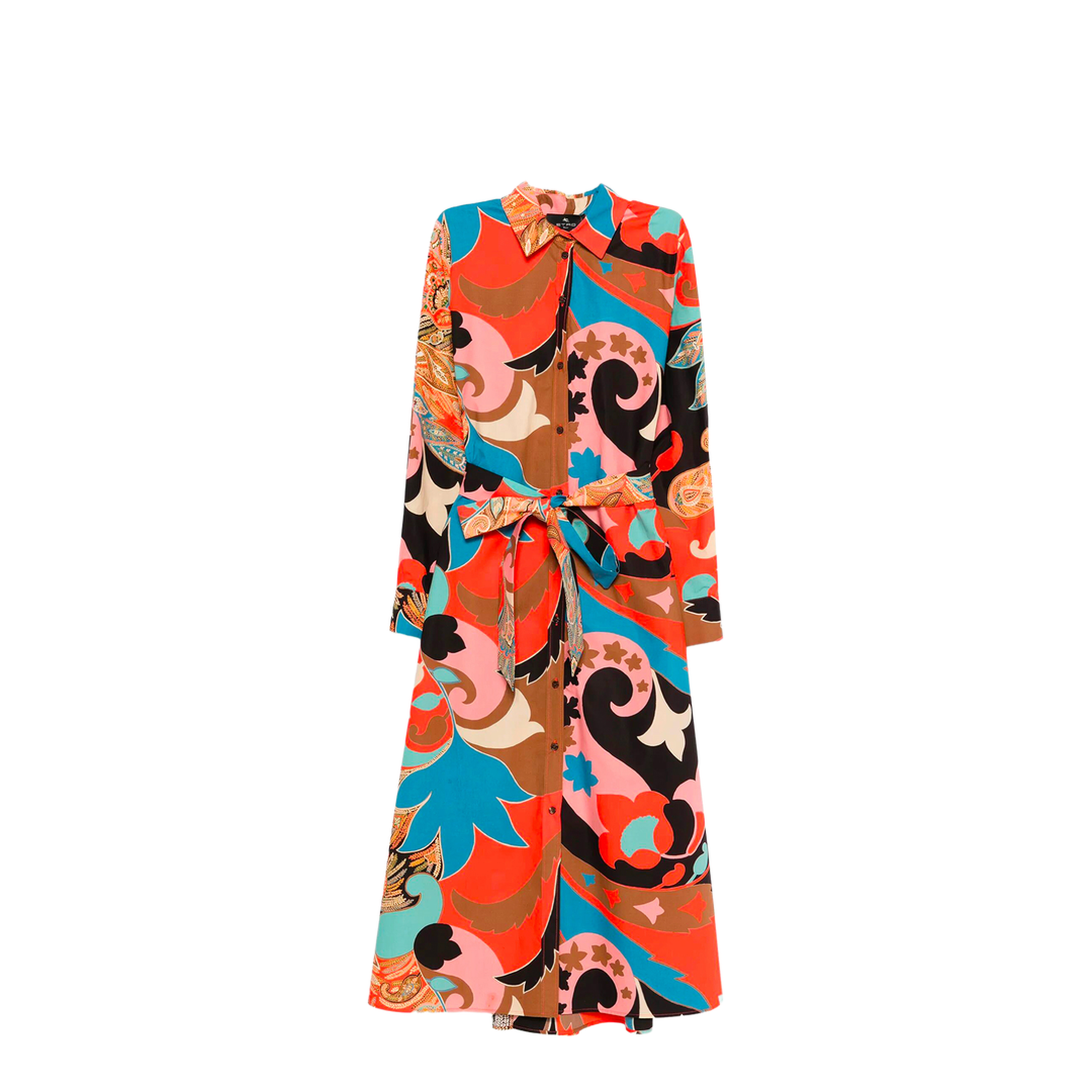 MAYFEYR - Etro - Midi Dress With Belt - WRHA0521AKI49