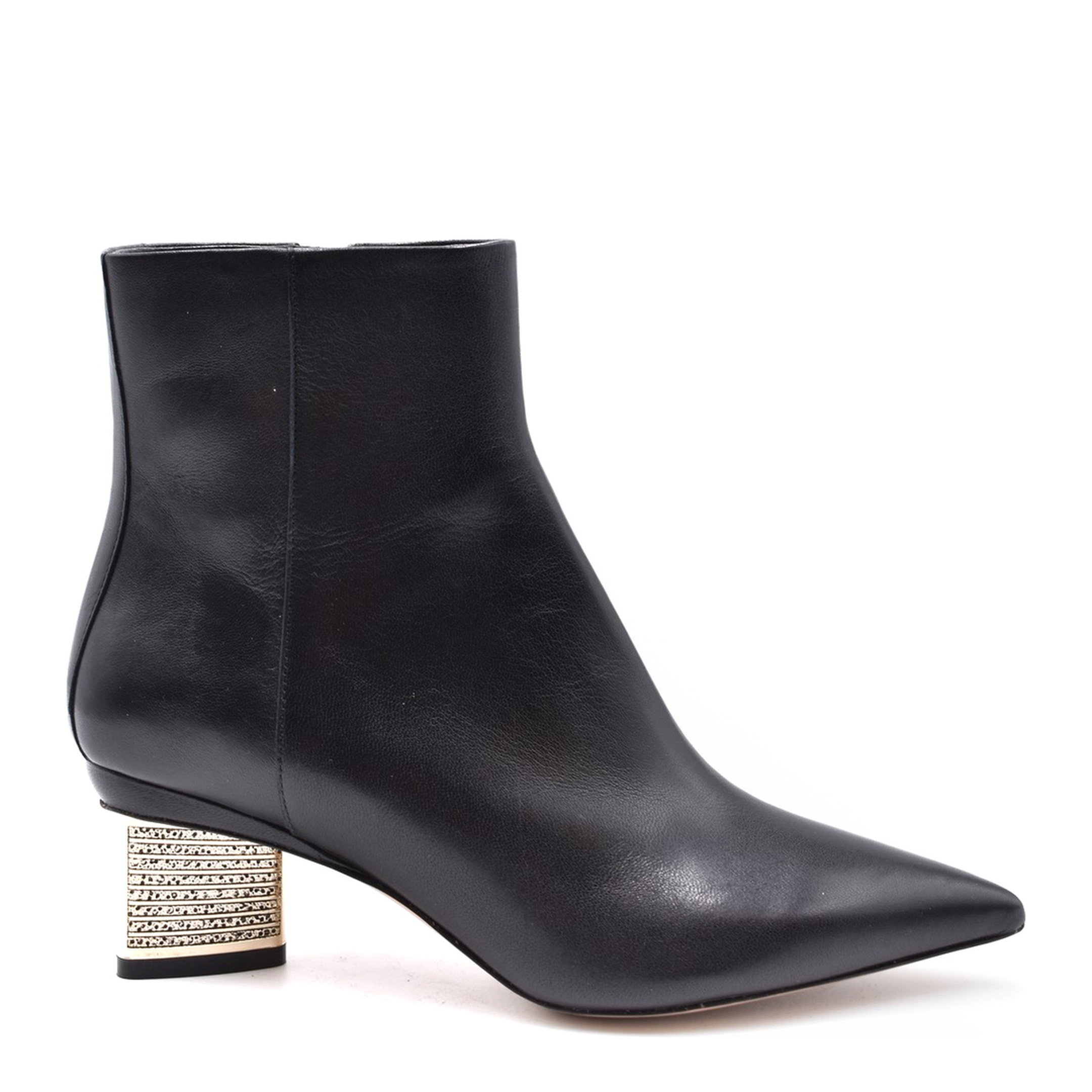 MAYFEYR - NICHOLAS KIRKWOOD - Black Leather Booties - 906A20NLS1N99