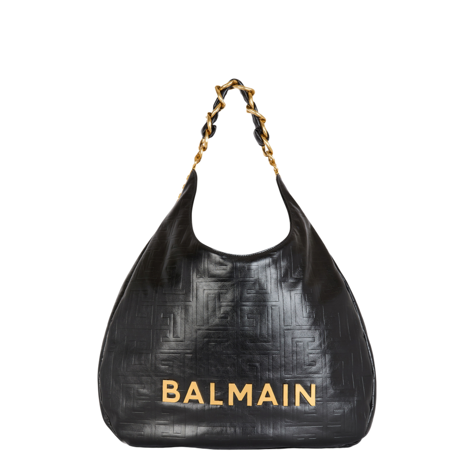 1945 Soft Hobo Crinkled Leather Tote Bag with Monogram