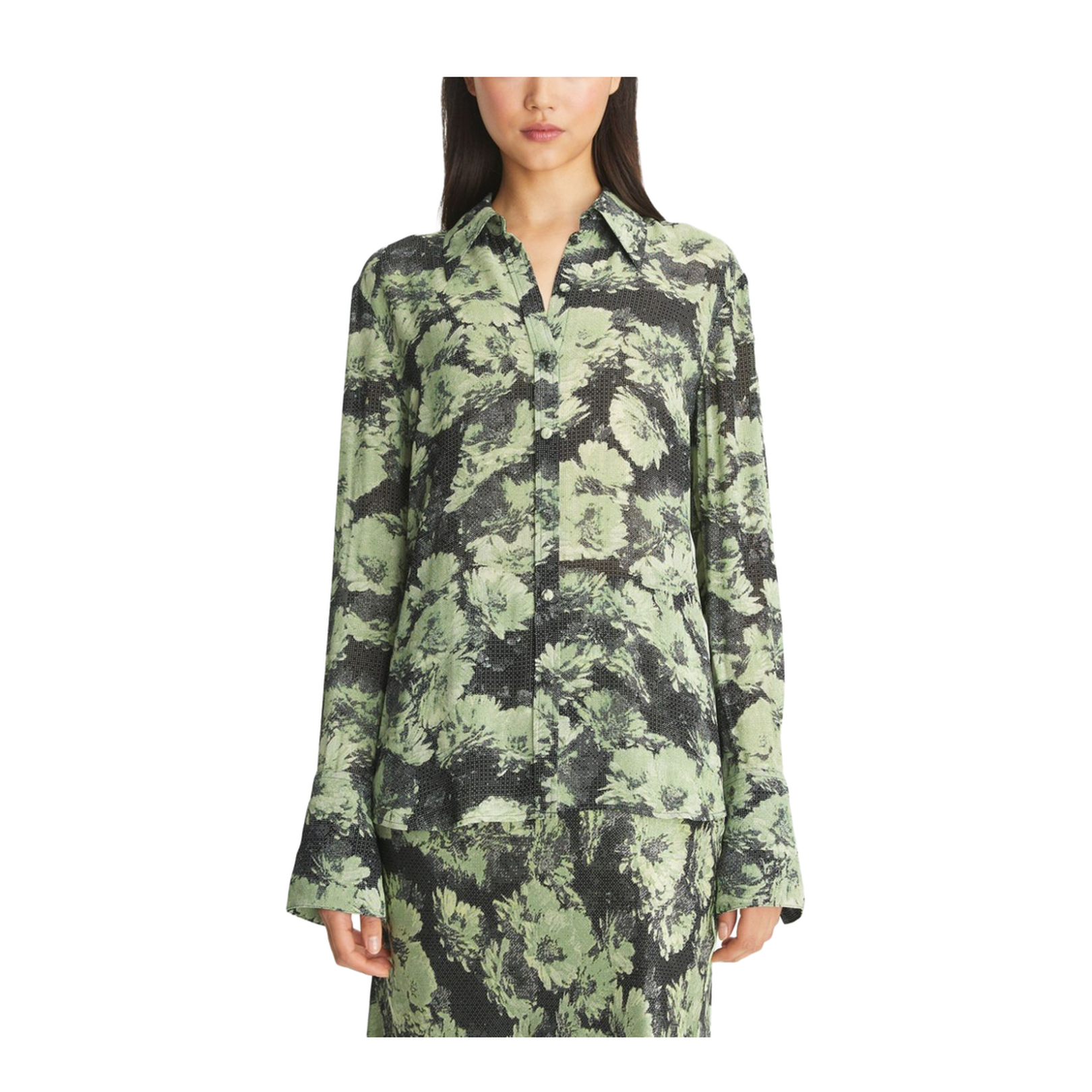 Light Green Button-Up Shirt