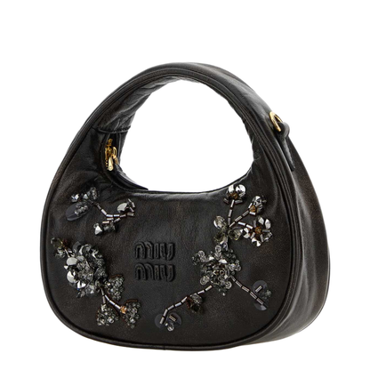 MAYFEYR - Miu Miu - Dark Brown Nappa Leather Handbag - 5BP078VOL42IF9F0201