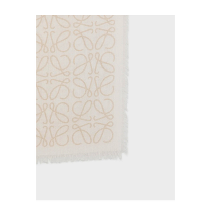 MAYFEYR - Loewe - Wool Silk And Cashmere Blend Scarf - FSA2S1SW037248
