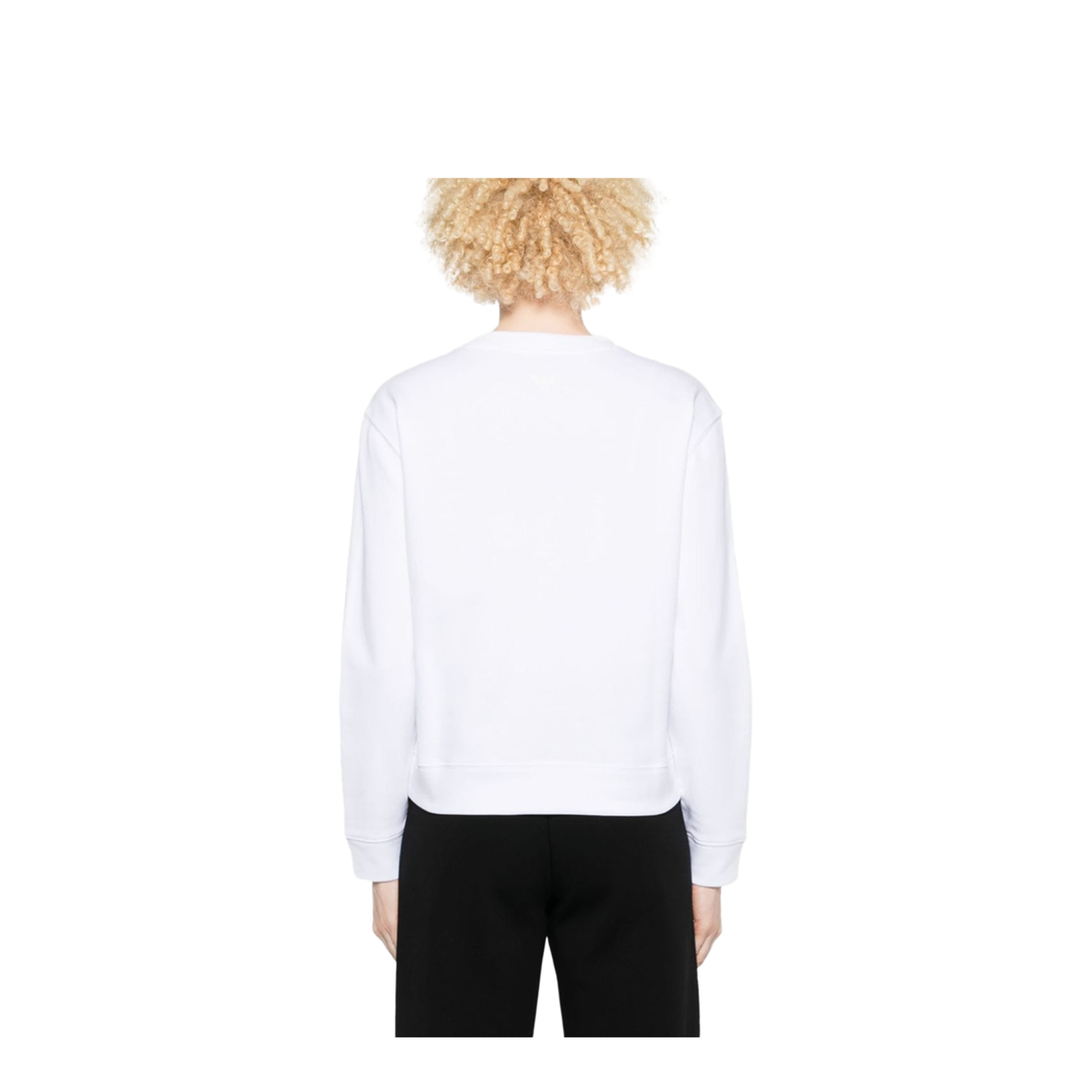 Logo Cotton Sweatshirt - White