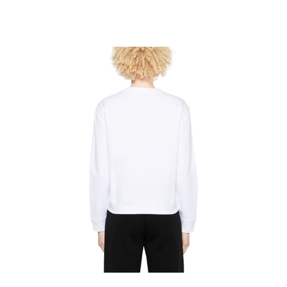 Logo Cotton Sweatshirt - White