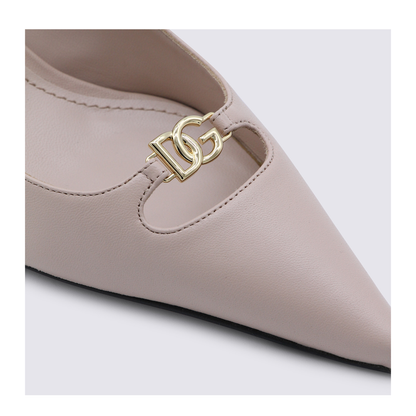 Slingback Pumps in Silk Nappa