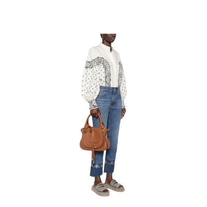 Small Marcie Bag in Grained Leather