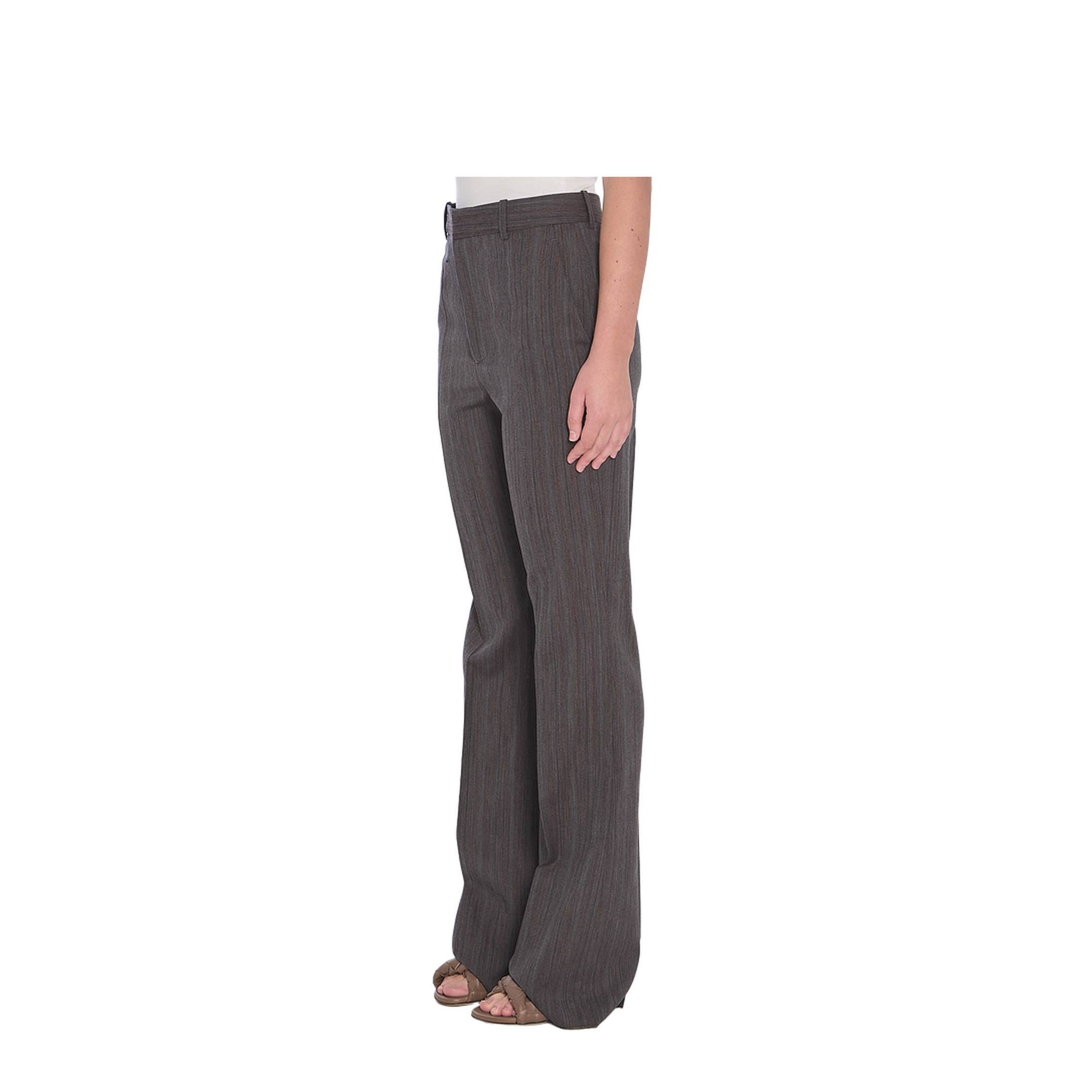MAYFEYR - Bottega Veneta - Wool Trousers With Thin Stripes - 820099V5C501152