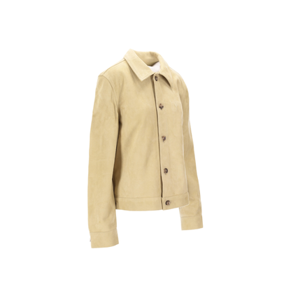 MAYFEYR - AMI - Heart Buttoned Leather Jacket - HJK243LH0059399